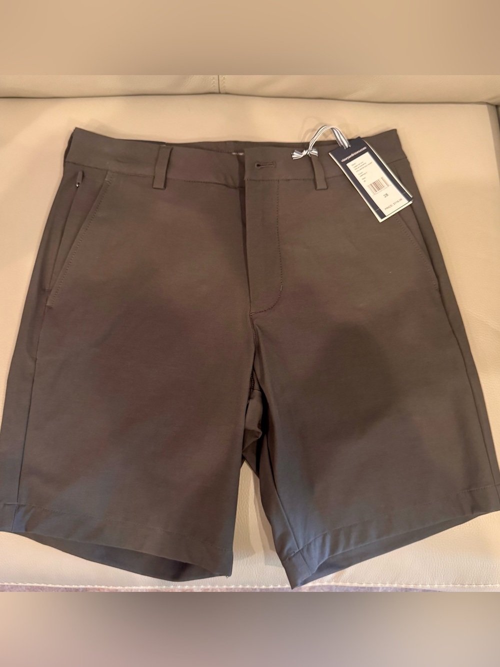 Vineyard Vines Men's Stillwater Golf Shorts Asphalt (Grey) 28 NWT